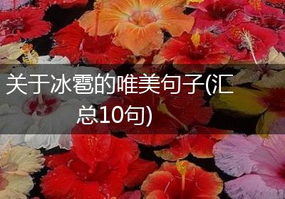 关于冰雹的唯美句子(汇总10句)