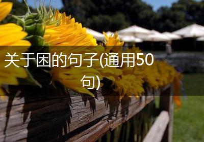 关于困的句子(通用50句)