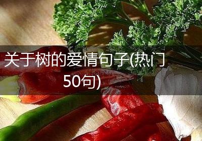 关于树的爱情句子(热门50句)