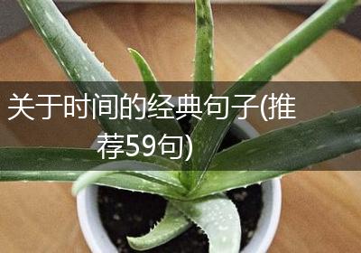 关于时间的经典句子(推荐59句)
