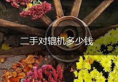 二手对辊机多少钱