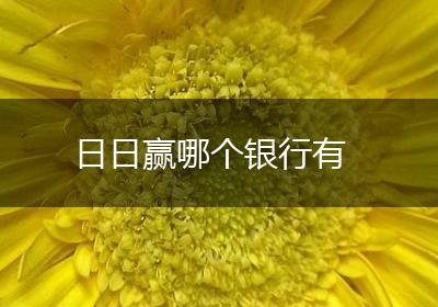 日日赢哪个银行有