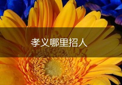 孝义哪里招人