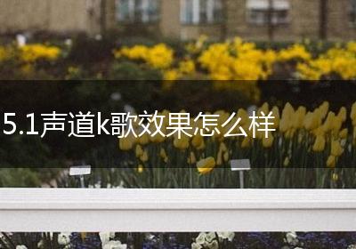 5.1声道k歌效果怎么样