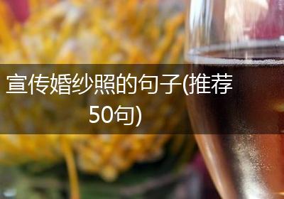 宣传婚纱照的句子(推荐50句)