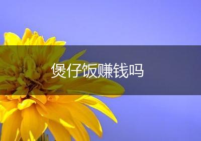 煲仔饭赚钱吗
