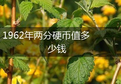 1962年两分硬币值多少钱
