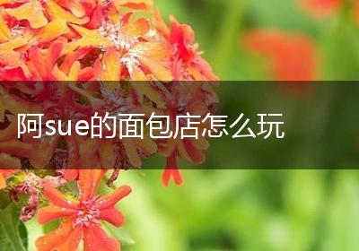 阿sue的面包店怎么玩