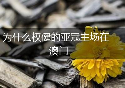 为什么权健的亚冠主场在澳门