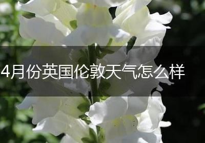 4月份英国伦敦天气怎么样