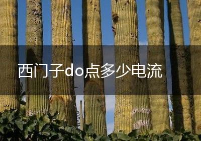 西门子do点多少电流