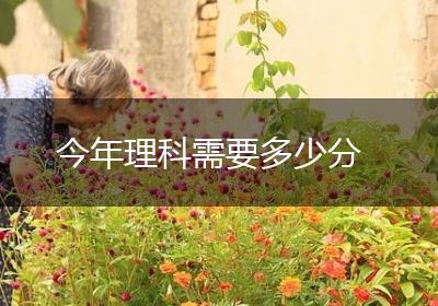 今年理科需要多少分