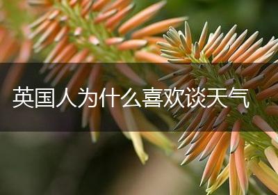 英国人为什么喜欢谈天气