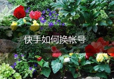 快手如何换帐号
