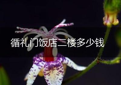 循礼门饭店二楼多少钱