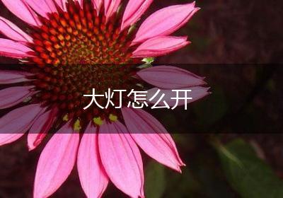 大灯怎么开