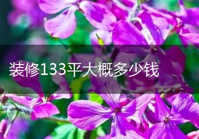装修133平大概多少钱