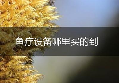 鱼疗设备哪里买的到