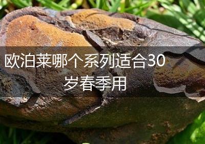 欧泊莱哪个系列适合30岁春季用