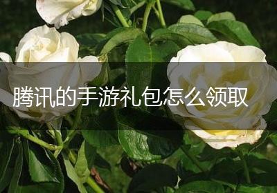 腾讯的手游礼包怎么领取