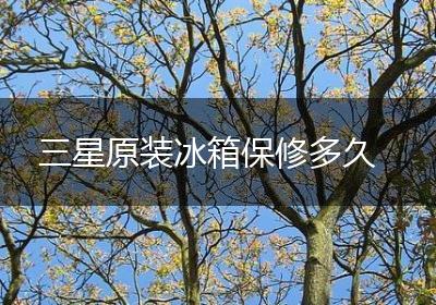 三星原装冰箱保修多久