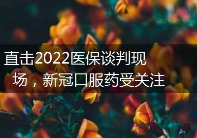 直击2022医保谈判现场，新冠口服药受关注