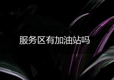 服务区有加油站吗