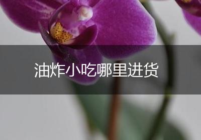 油炸小吃哪里进货
