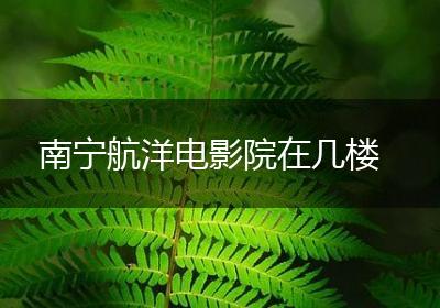 南宁航洋电影院在几楼