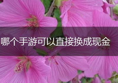 哪个手游可以直接换成现金