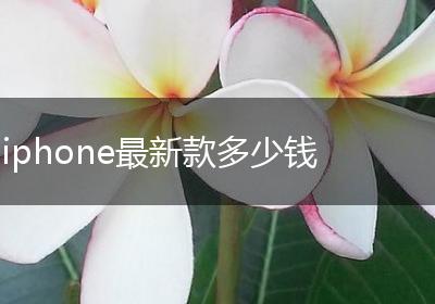 iphone最新款多少钱