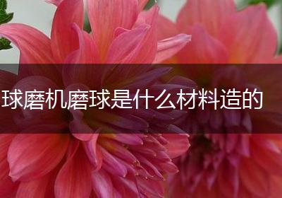 球磨机磨球是什么材料造的