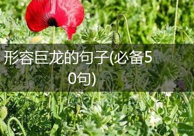 形容巨龙的句子(必备50句)