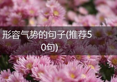 形容气势的句子(推荐50句)