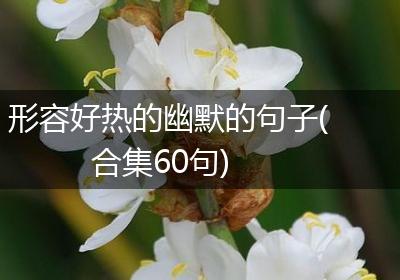 形容好热的幽默的句子(合集60句)