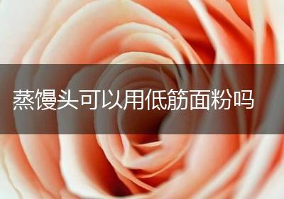 蒸馒头可以用低筋面粉吗