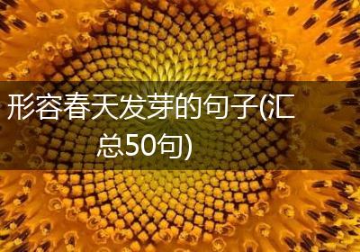 形容春天发芽的句子(汇总50句)