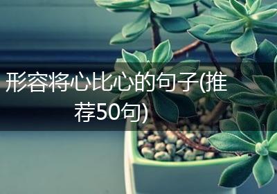 形容将心比心的句子(推荐50句)