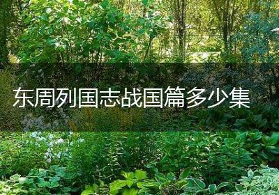 东周列国志战国篇多少集