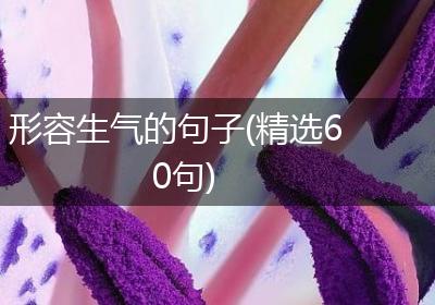 形容生气的句子(精选60句)