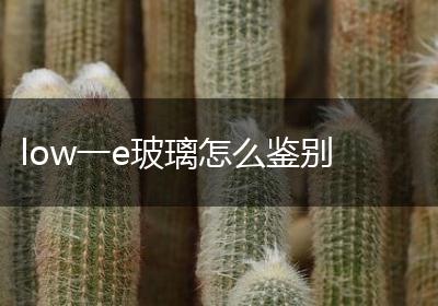 low一e玻璃怎么鉴别