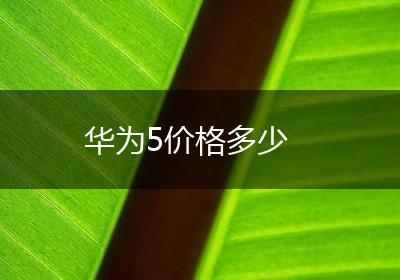 华为5价格多少