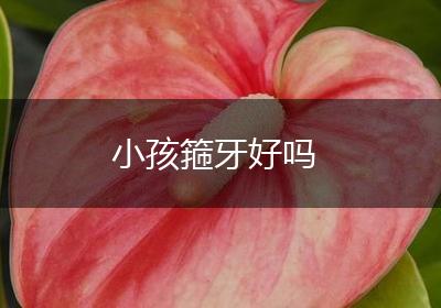 小孩箍牙好吗