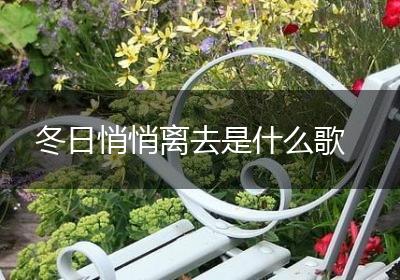 冬日悄悄离去是什么歌