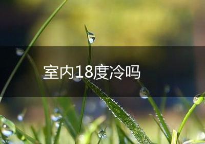 室内18度冷吗