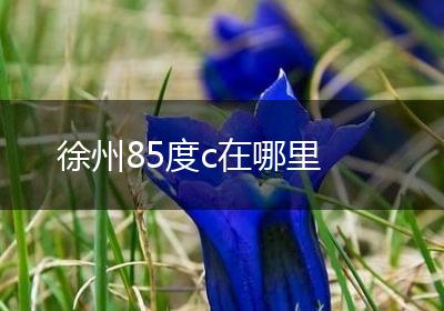 徐州85度c在哪里