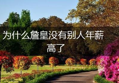 为什么詹皇没有别人年薪高了
