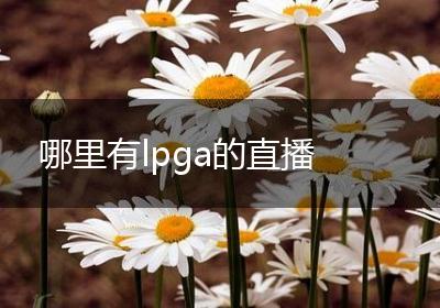哪里有lpga的直播