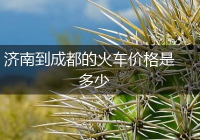 济南到成都的火车价格是多少