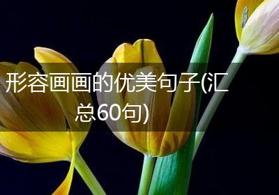 形容画画的优美句子(汇总60句)